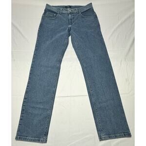 Pioneer Men's Rando Stretch Straight Leg Blue Denim Jeans - Size 34x32